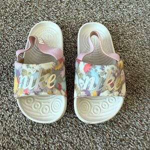 Nike Kids' Sandals with Pink and Multicolor Accents